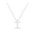I - Letter Name Necklace Initial Necklace